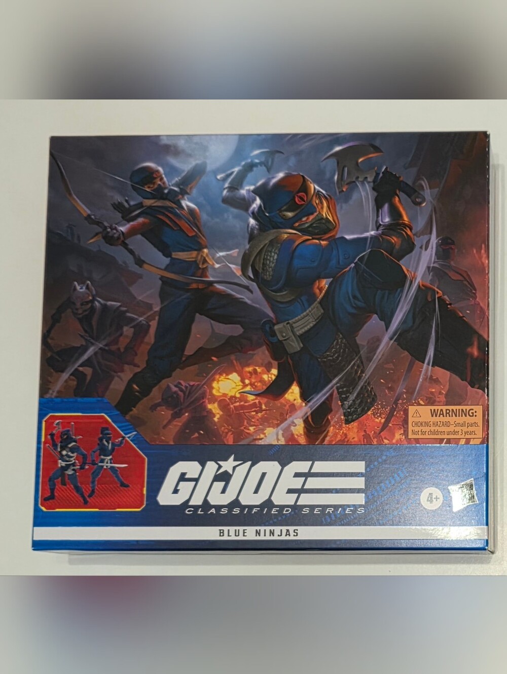 Classified Series Blue Ninjas Action Figure - New. Sealed